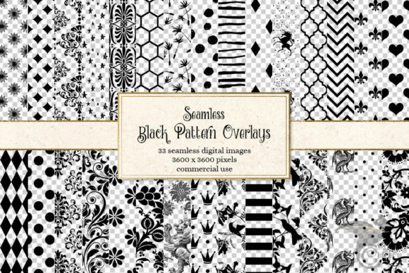 Black Pattern Overlays: Enhancing Design with Versatile Digital Assets
