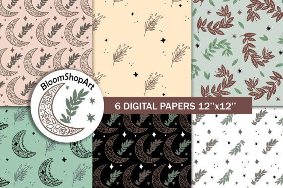 Green Boho Paper Pack: A Versatile Resource for Creative Projects