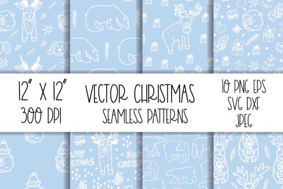 Polar Bear Digital Paper.Seamless Christ: A Strategic Tool for Creative and Business Success