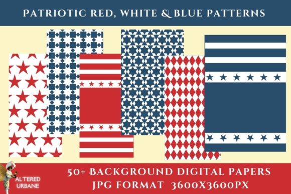 Red White Blue Patriotic Backgrounds