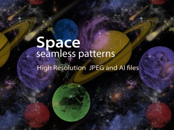 Space Seamless Digital Paper: A Versatile Resource for Creative Professionals