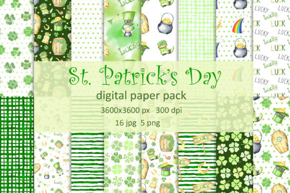 St. Patrick’s Day Digital Paper: A Creative Resource for Design Enthusiasts