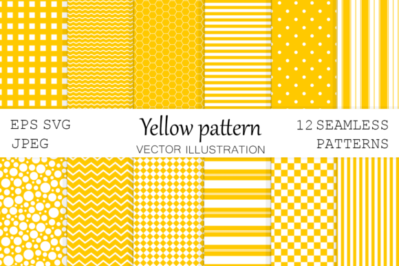 Yellow Pattern Abstract Background